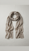 foulard di seta colore sand linen