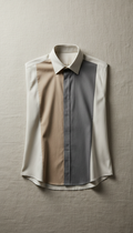 camicia sartoriale in cotone egiziano