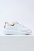 Sneakers White Oro rosa Donna