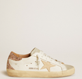Super-Star with nude leather star and gold glitter heel tab "LIMITED"