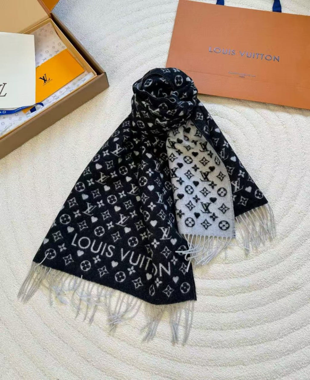 LV SCIARPA NERO