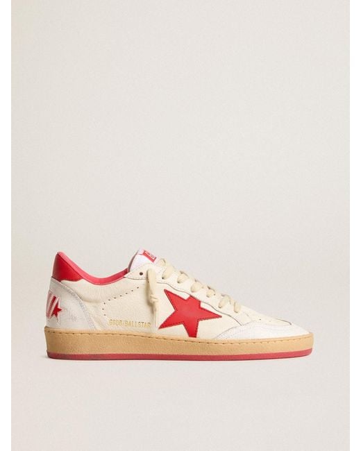 Golden Goose Ball Star Leather Sneakers LOVE