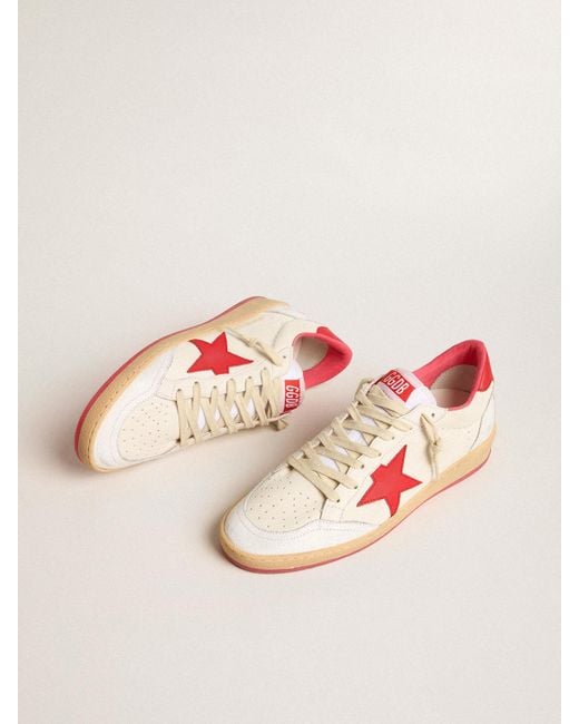 Golden Goose Ball Star Leather Sneakers LOVE