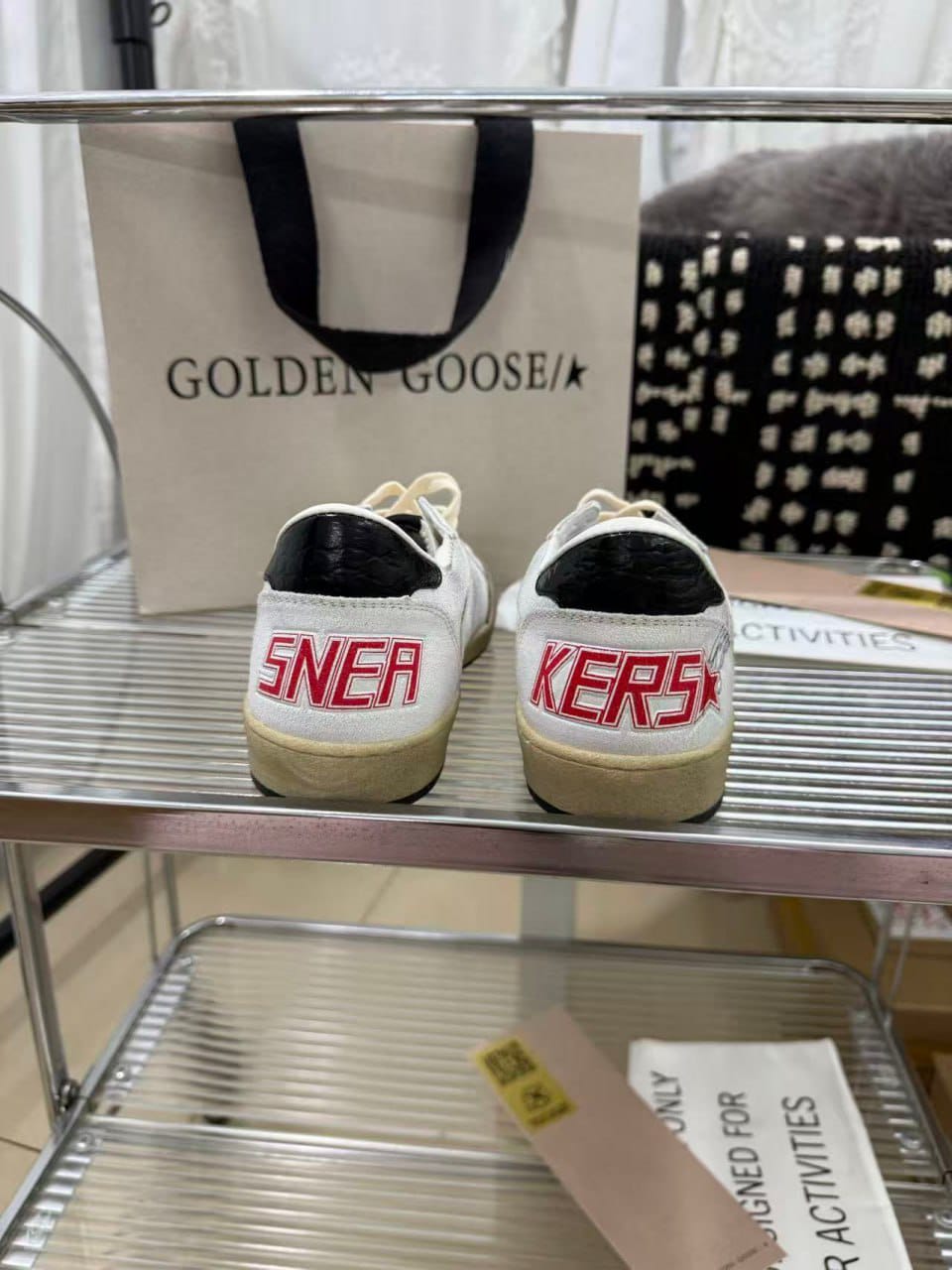 Golden Goose Ball Star Leather Sneakers