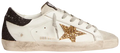Golden Goose Super Star Leather Sneakers Gold